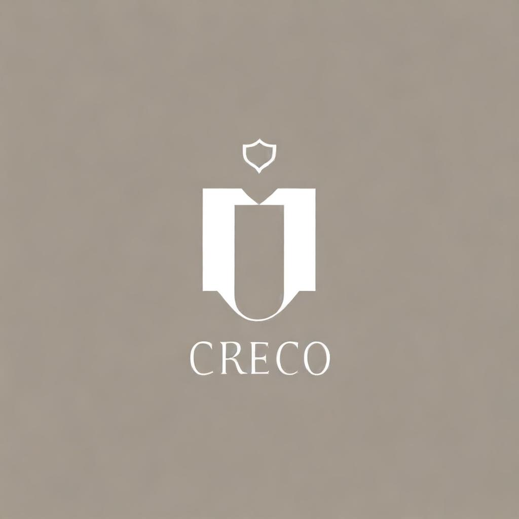 Create a logo for the brand 'CRENTE NAO E MATRECO' with the initials CNM