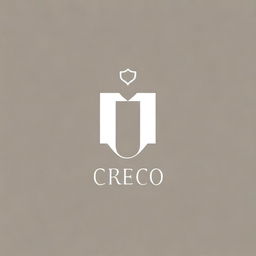 Create a logo for the brand 'CRENTE NAO E MATRECO' with the initials CNM