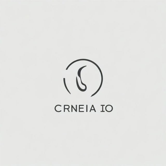 Create an enhanced logo mark for the brand 'CRENTE NAO E MATRECO' with the initials CNM