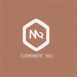 Create an enhanced logo mark for the brand 'CRENTE NAO E MATRECO' with the initials CNM