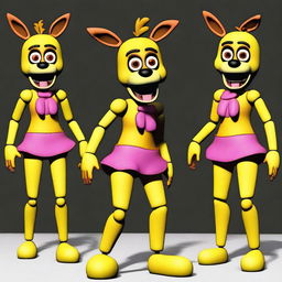 Create an image of Chica, the character from the Five Nights at Freddy's series