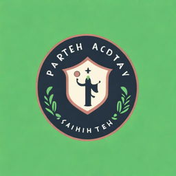 Design a school crest for a magical fae school named Parpeth Academy