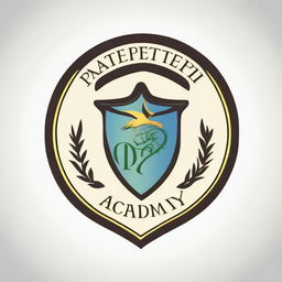 Design a school crest for a magical fae school named Parpeth Academy