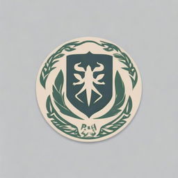 Design a school crest for a magical fae school named Parpeth Academy
