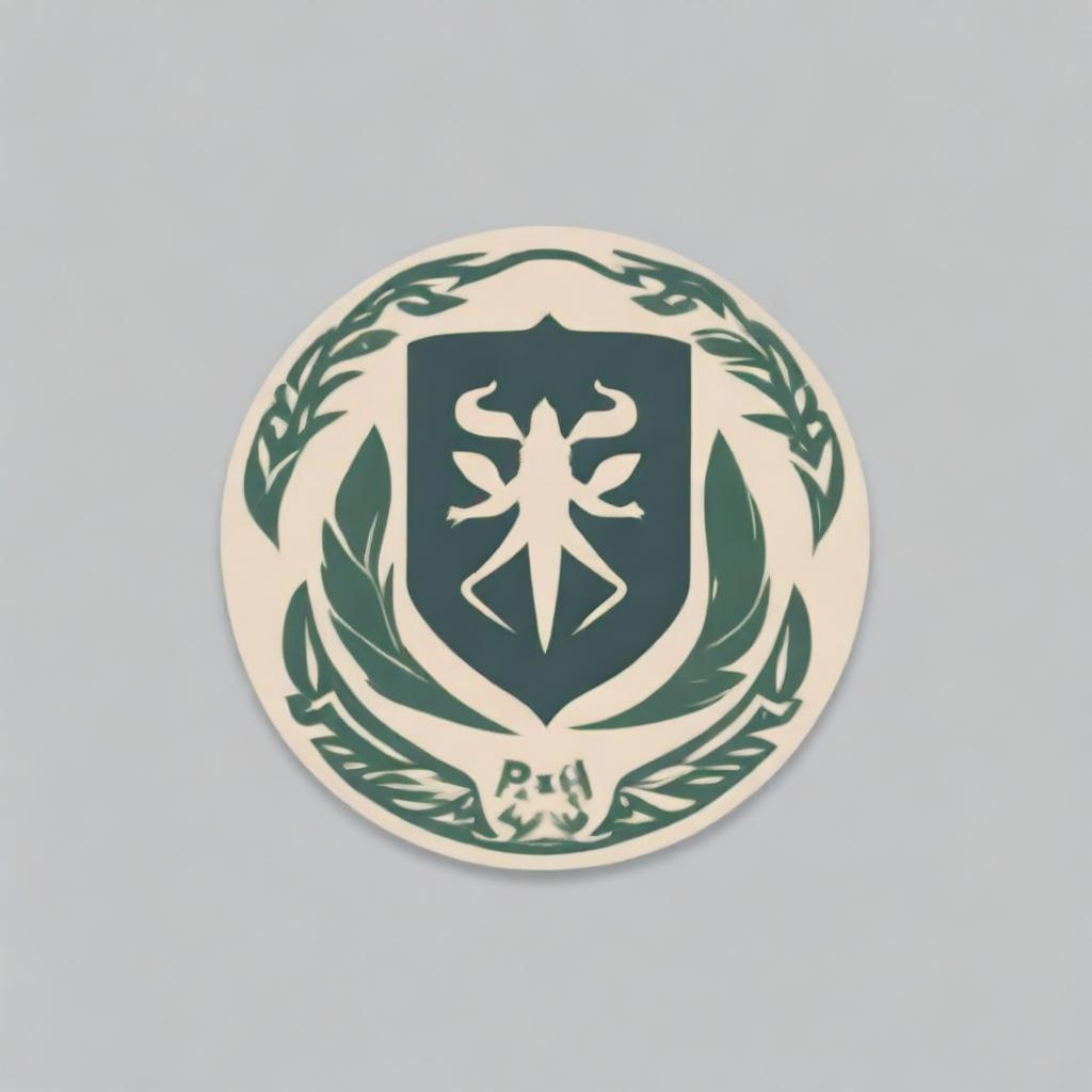 Design a school crest for a magical fae school named Parpeth Academy