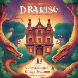 Crie uma capa de livro para 'A Casa do Dragão'