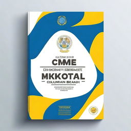 Create a book cover for a document titled 'Kurikulum KKNI Berbasis Come Based Education Program Studi Perhotelan Fakultas Ilmu Sosial & Ilmu Politik Universitas Muhammadiyah Jember'