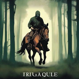 A fantastic book cover titled 'Traqué'