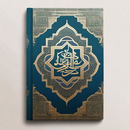 A beautifully designed Islamic monitoring book cover featuring intricate geometric patterns and calligraphy