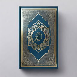 A beautifully designed Islamic monitoring book cover featuring intricate geometric patterns and calligraphy