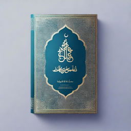 A beautifully designed Islamic monitoring book cover featuring intricate geometric patterns and calligraphy