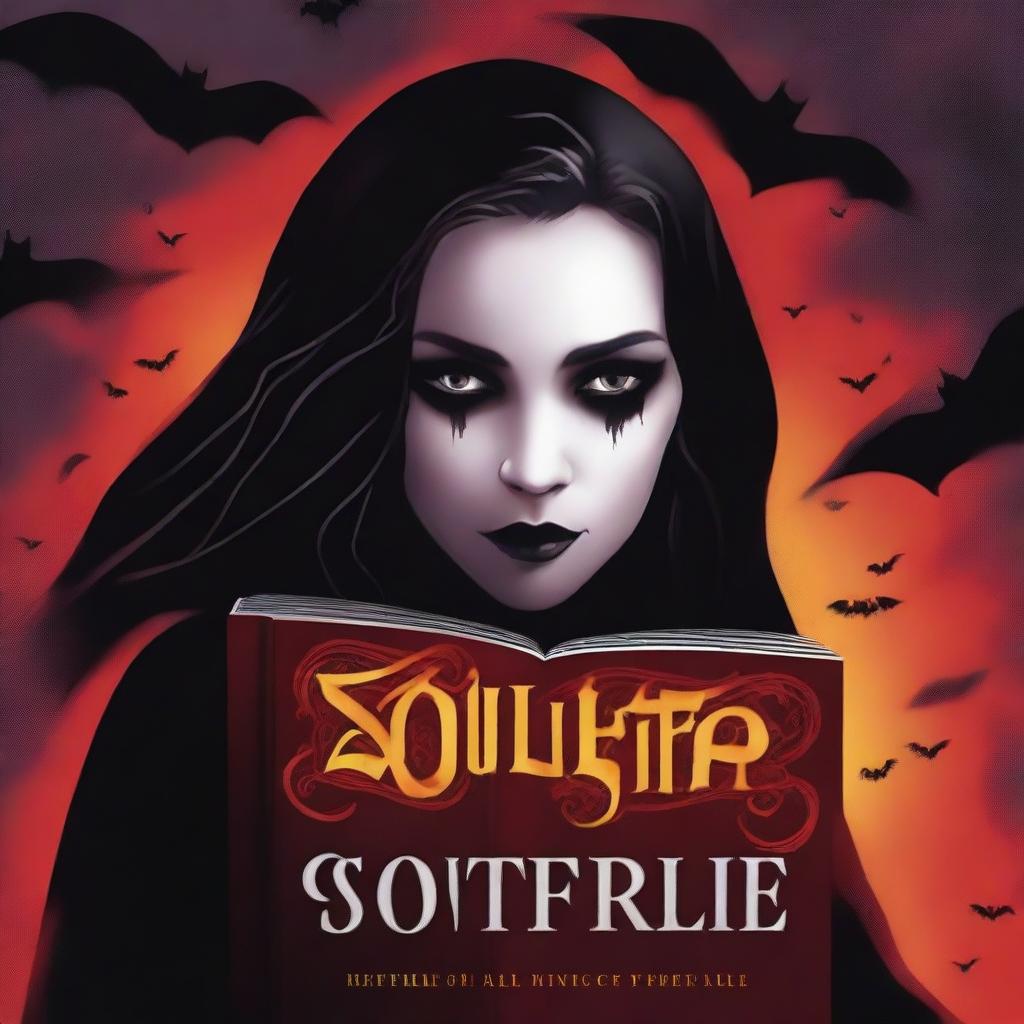 A book cover image titled 'Soulfire' capturing vibrant colors of grey and black