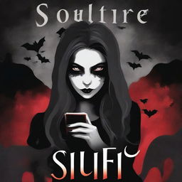 A book cover image titled 'Soulfire' capturing vibrant colors of grey and black