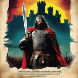 A movie poster for the film 'King Batyr's Sword'