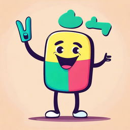 A friendly illustration of a waving character saying 'Hi'