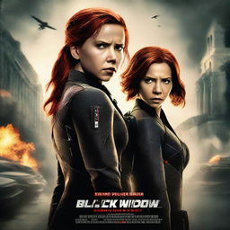 A movie poster for 'Black Widow 2'