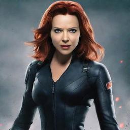 Create a movie poster for 'Black Widow 2: The White Widow'