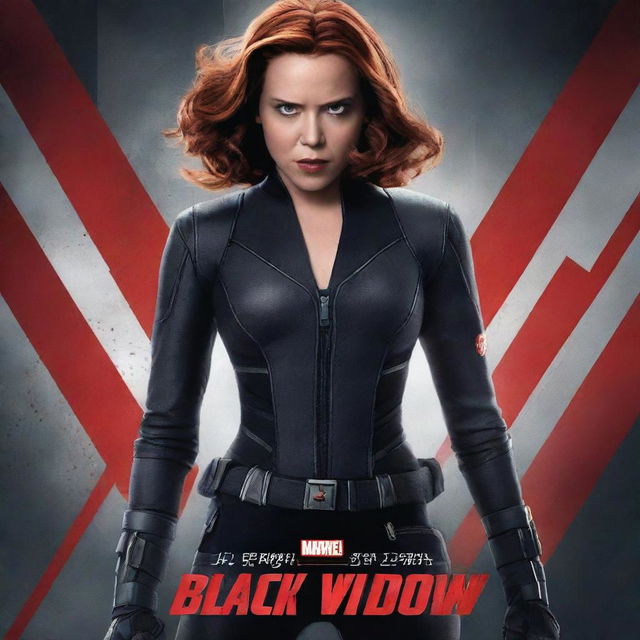 A movie poster for 'Black Widow 2: The White Widow'