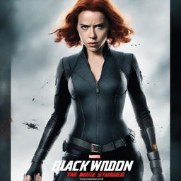 A movie poster for 'Black Widow 2: The White Widow'