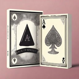 Design a young adult fantasy romance book cover titled 'Ace of Spades' with an Alice in Wonderland theme