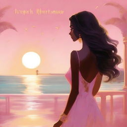 The cover features a blurred background of an opulent beachside mansion, highlighting the wealth and lifestyle of the protagonist