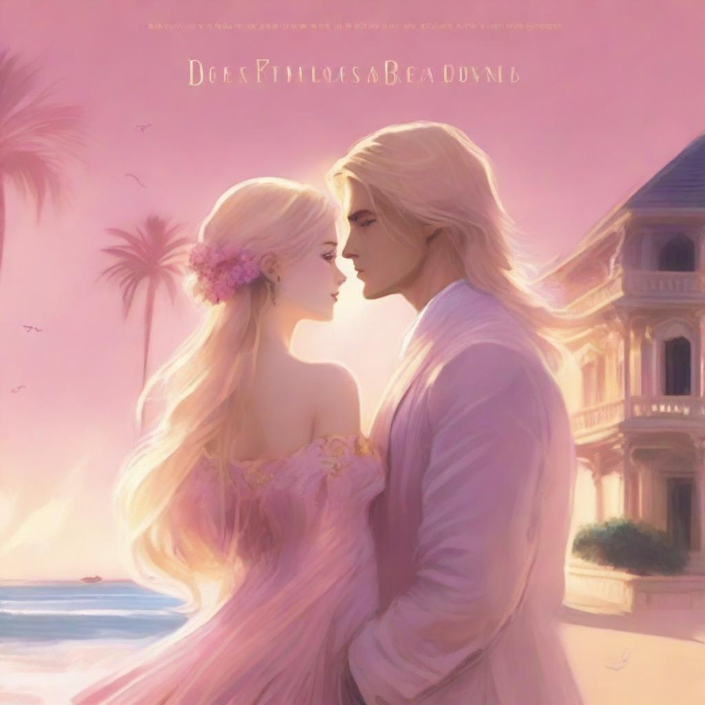 The cover features a blurred background of an opulent beachside mansion, highlighting the wealth and lifestyle of the protagonist