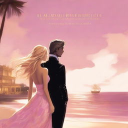 The cover features a blurred background of an opulent beachside mansion, highlighting the wealth and lifestyle of the protagonist