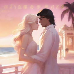 The cover features a blurred background of an opulent beachside mansion, highlighting the wealth and lifestyle of the protagonist