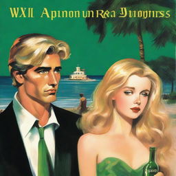 The cover depicts a night scene at the beach