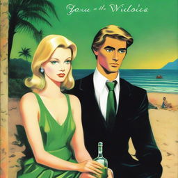 The cover depicts a night scene at the beach