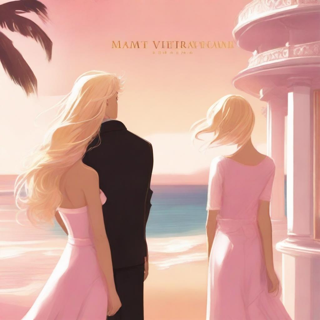 The cover features a blurred background of a modern, opulent beachside mansion, highlighting the wealth and lifestyle of the protagonist