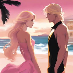 The cover features a blurred background of a modern, opulent beachside mansion, highlighting the wealth and lifestyle of the protagonist