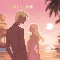 The cover features a blurred background of a modern, opulent beachside mansion, highlighting the wealth and lifestyle of the protagonist