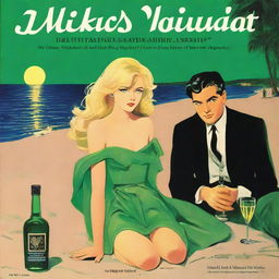 The cover depicts a night scene at the beach