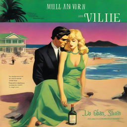 The cover depicts a night scene at the beach