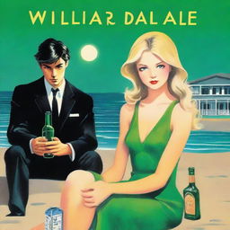 The cover depicts a modern night scene at the beach