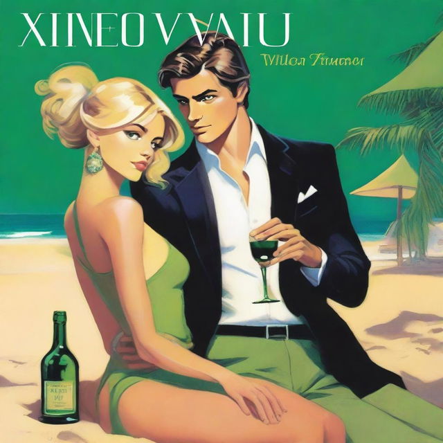 The cover depicts a modern night scene at the beach