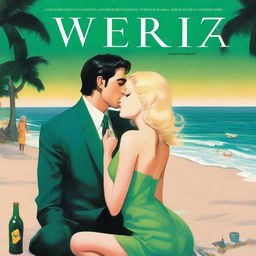 The cover depicts a modern night scene at the beach