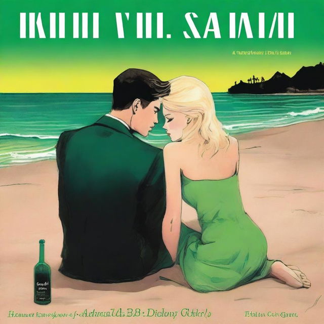 The cover depicts a modern night scene at the beach, evoking a somber mood