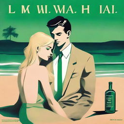 The cover depicts a modern night scene at the beach, evoking a somber mood