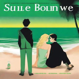 The cover depicts a modern night scene at the beach, evoking a somber mood