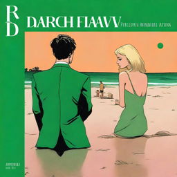 The cover depicts a modern night scene at the beach, evoking a somber mood