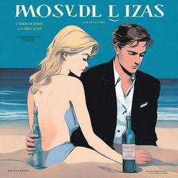 The cover depicts a modern night scene at the beach, evoking a somber mood