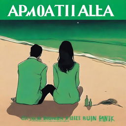 The cover depicts a modern night scene at the beach, evoking a somber mood