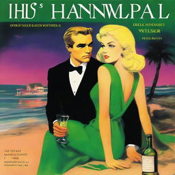 The cover depicts a night scene at the beach