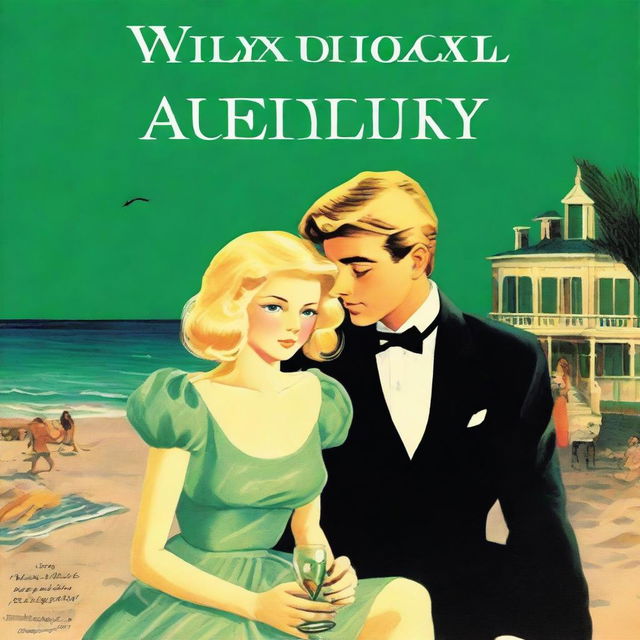 The cover depicts a night scene at the beach