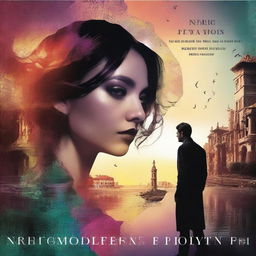 The cover features a split background – one side with a luxurious setting including a villa and beach, and the other side with a dark, gritty cityscape, representing the protagonist's two worlds