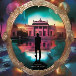 The cover features a split background – one side with a luxurious setting including a villa and beach, and the other side with a dark, gritty cityscape, representing the protagonist's two worlds