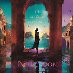 The cover features a split background – one side with a luxurious setting including a villa and beach, and the other side with a dark, gritty cityscape, representing the protagonist's two worlds