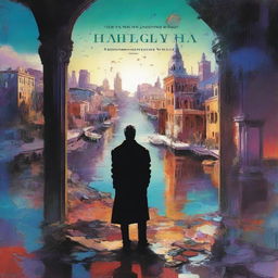 The cover features a split background – one side with a luxurious setting including a villa and beach, and the other side with a dark, gritty cityscape, representing the protagonist's two worlds